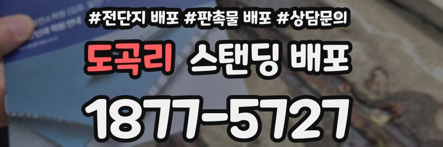 도곡리 스탠딩 배포