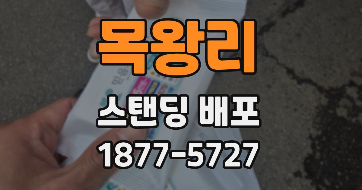 목왕리 스탠딩 배포