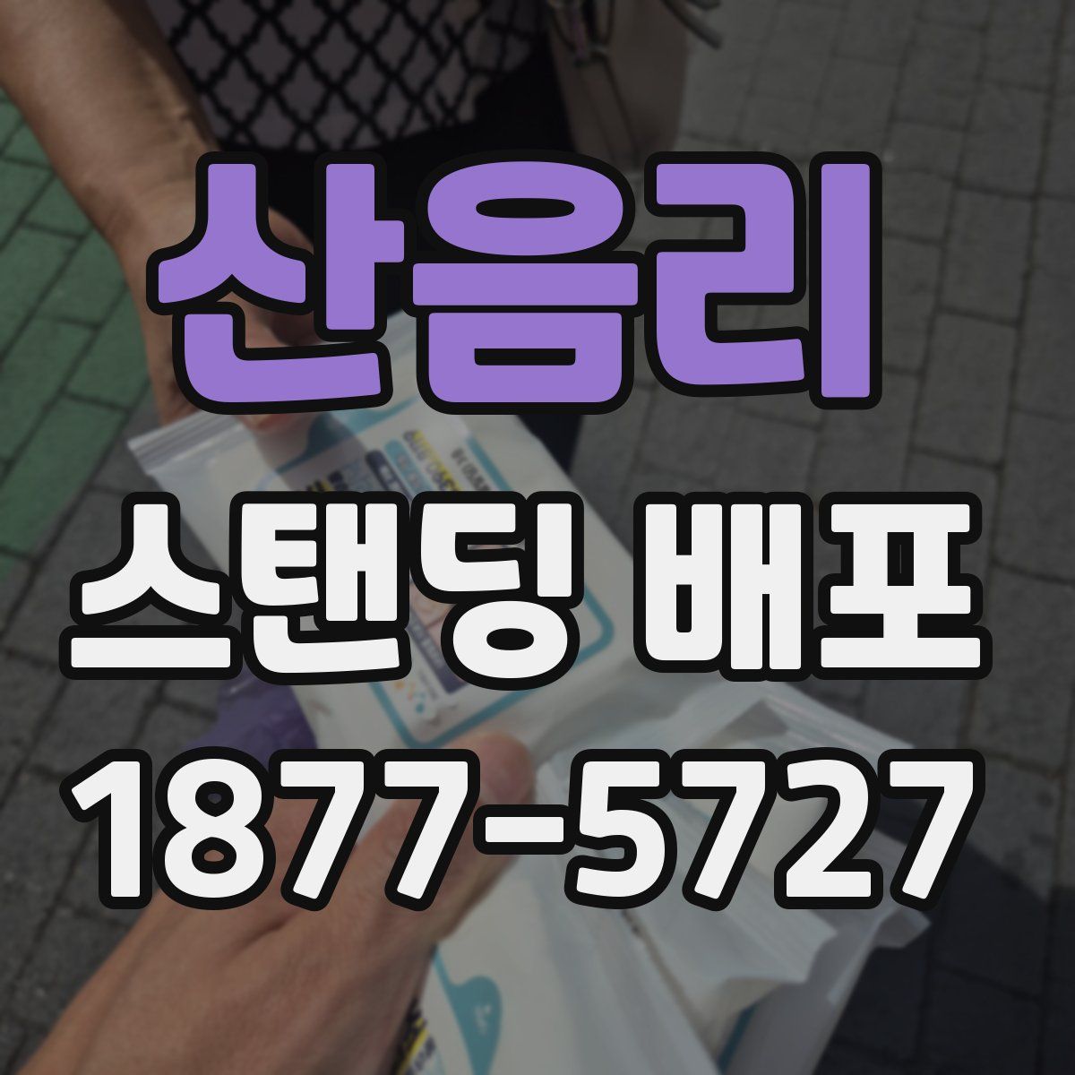 산음리 스탠딩 배포