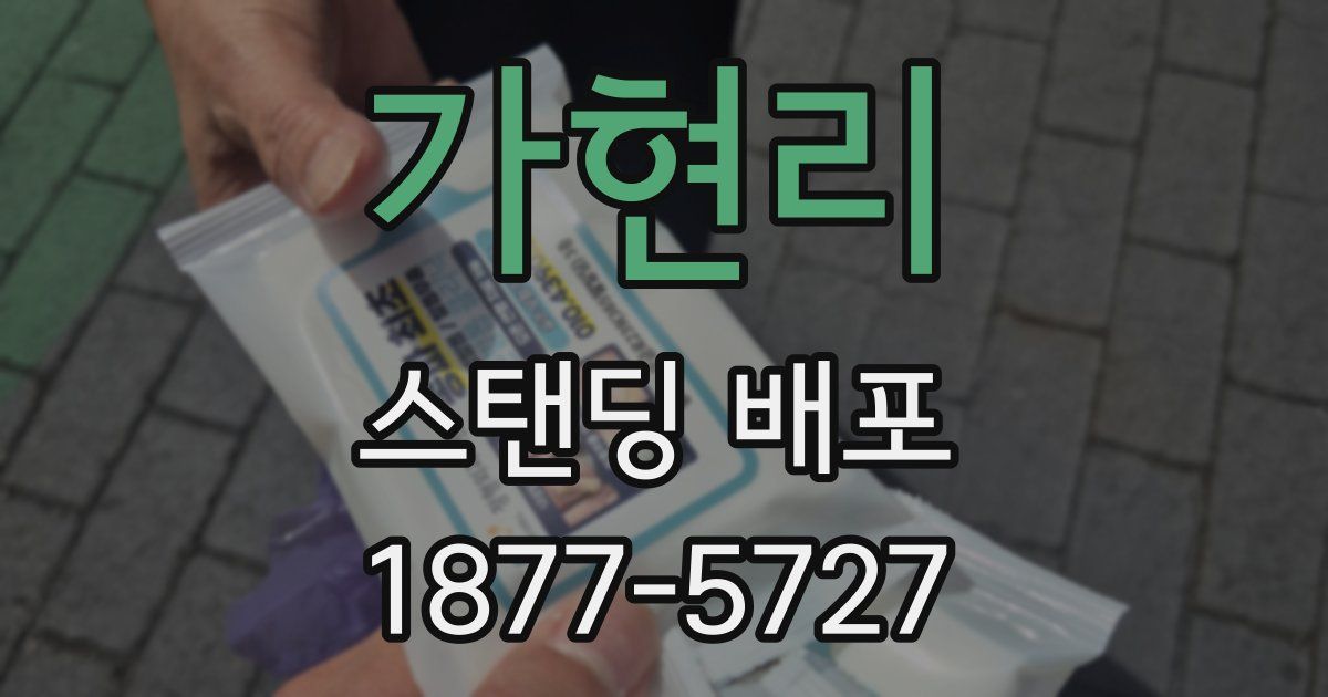가현리 스탠딩 배포