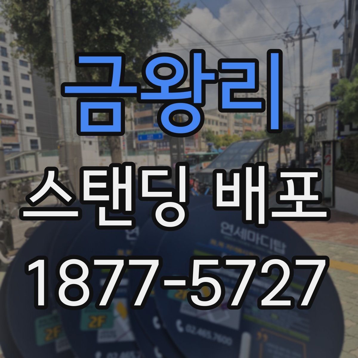 금왕리 스탠딩 배포