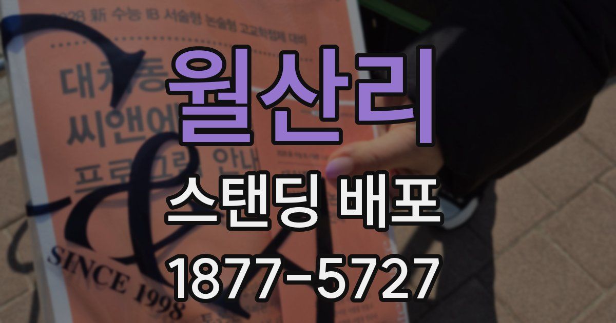 월산리 스탠딩 배포