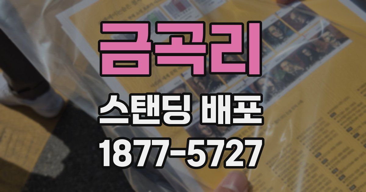 금곡리 스탠딩 배포