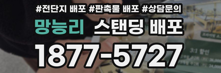 망능리 스탠딩 배포