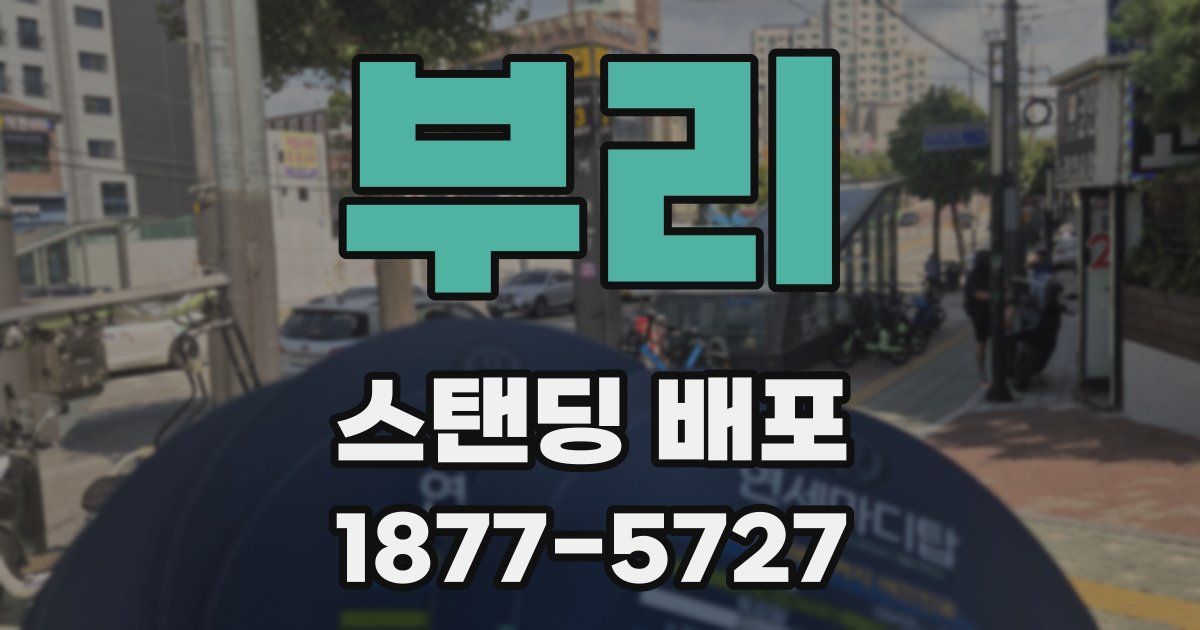 부리 스탠딩 배포