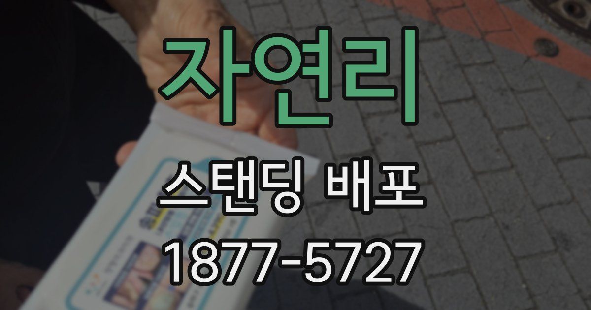 자연리 스탠딩 배포