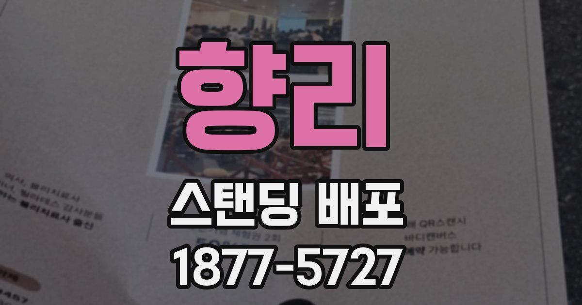 향리 스탠딩 배포