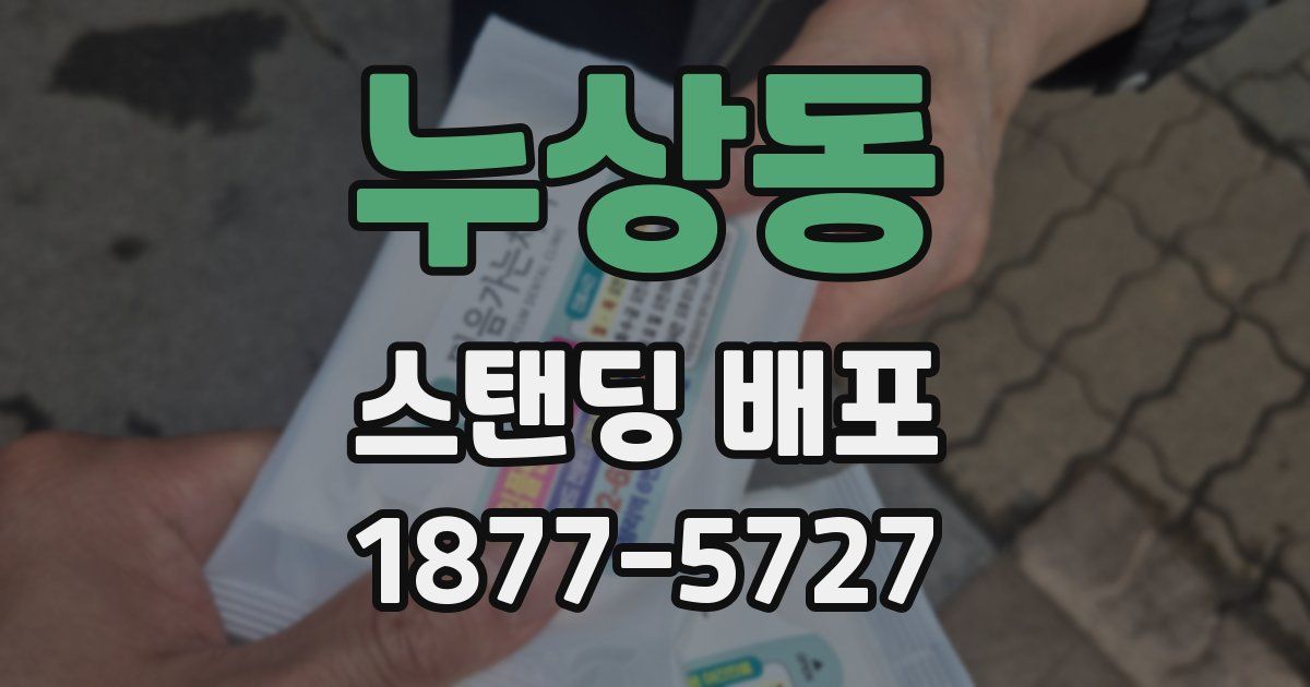 누상동 스탠딩 배포