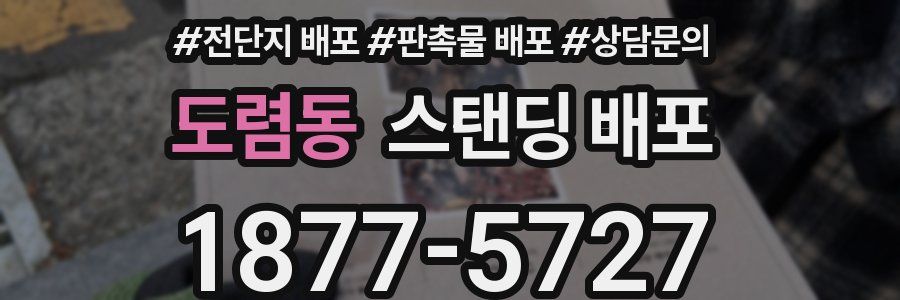 도렴동 스탠딩 배포
