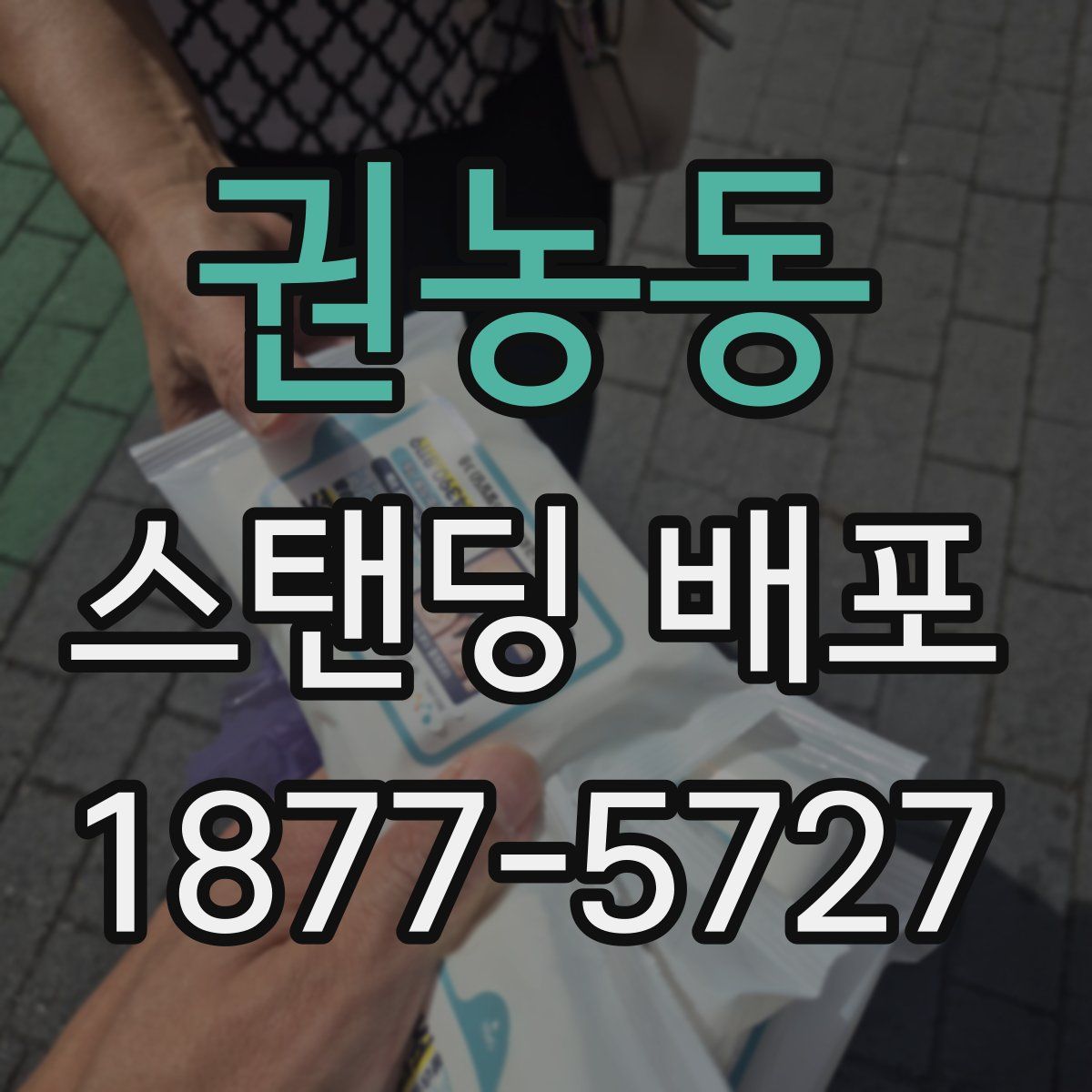 권농동 스탠딩 배포
