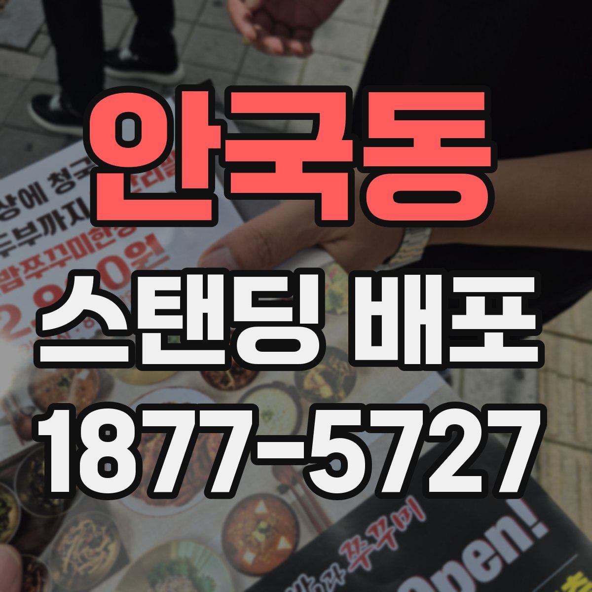 안국동 스탠딩 배포