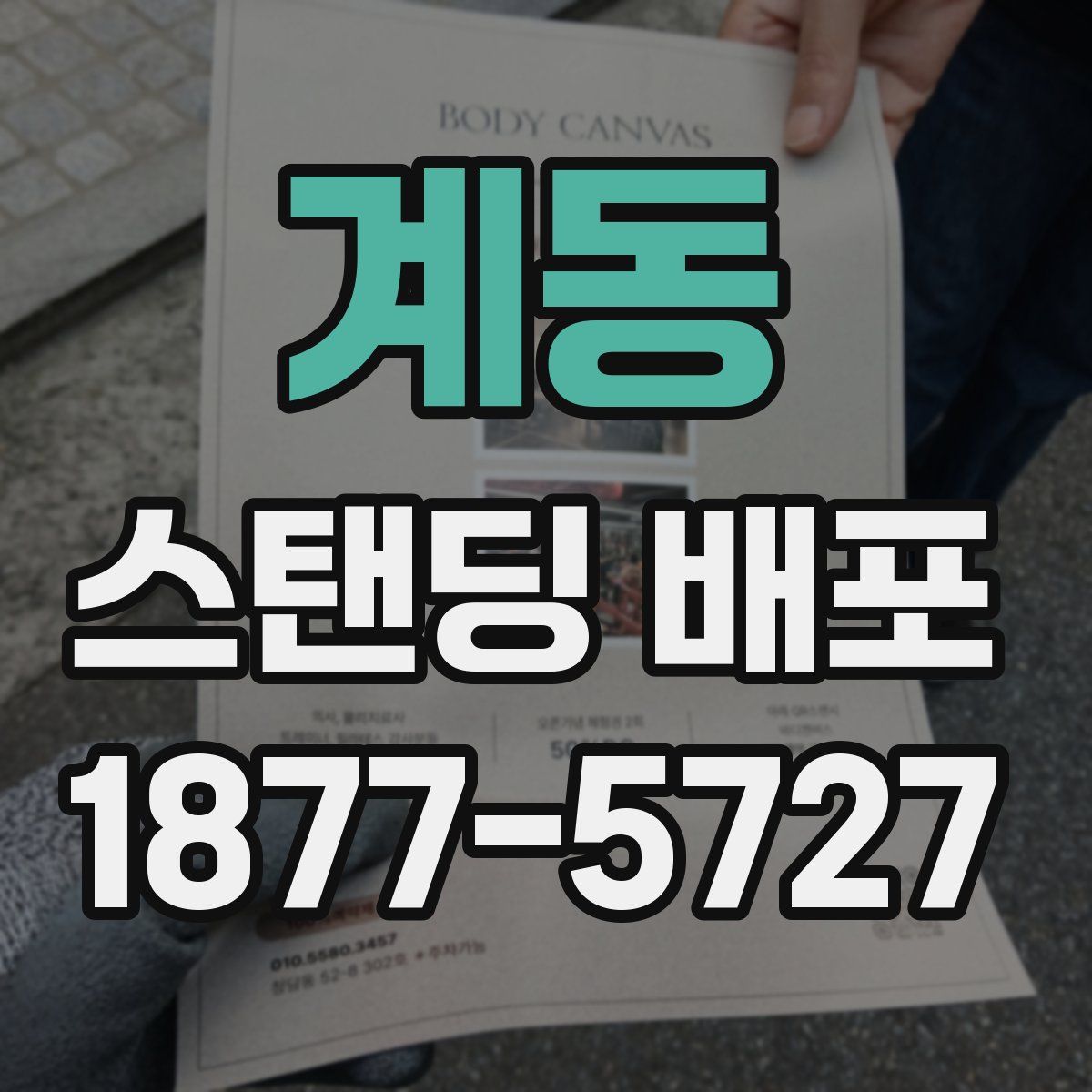 계동 스탠딩 배포