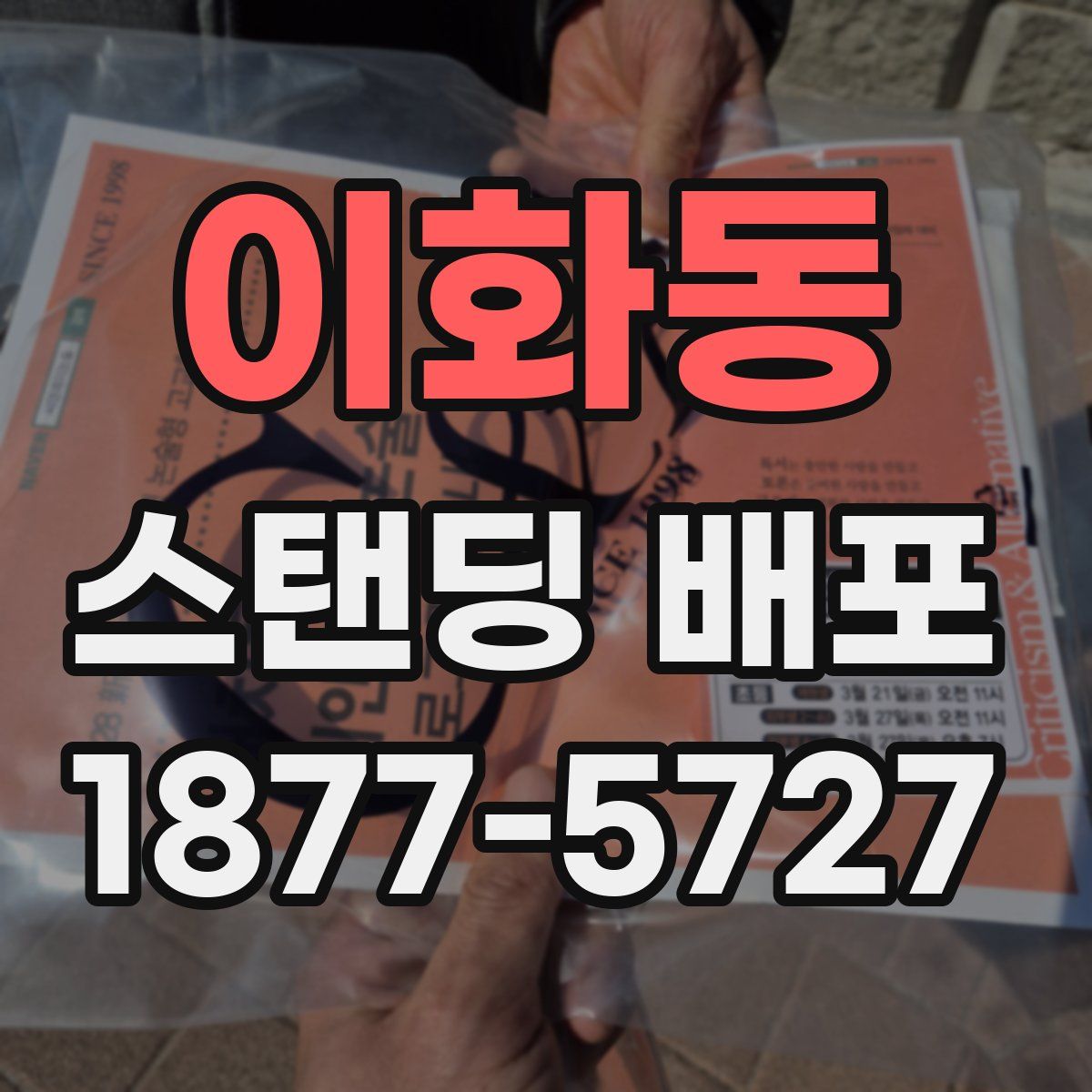 이화동 스탠딩 배포