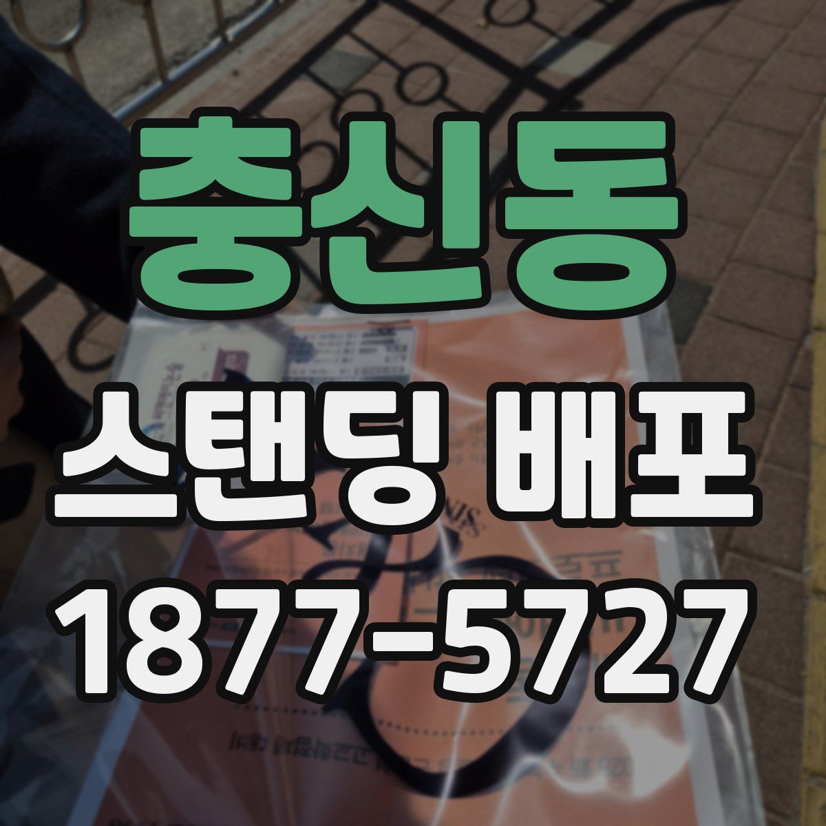 충신동 스탠딩 배포