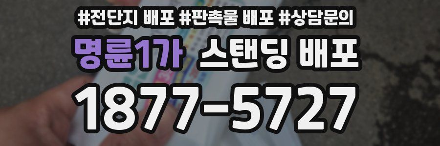 명륜1가 스탠딩 배포