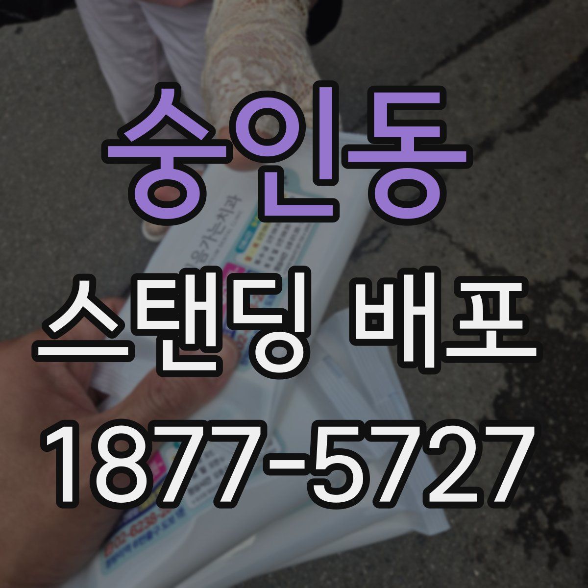 숭인동 스탠딩 배포