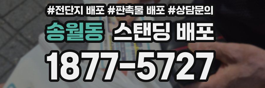 송월동 스탠딩 배포