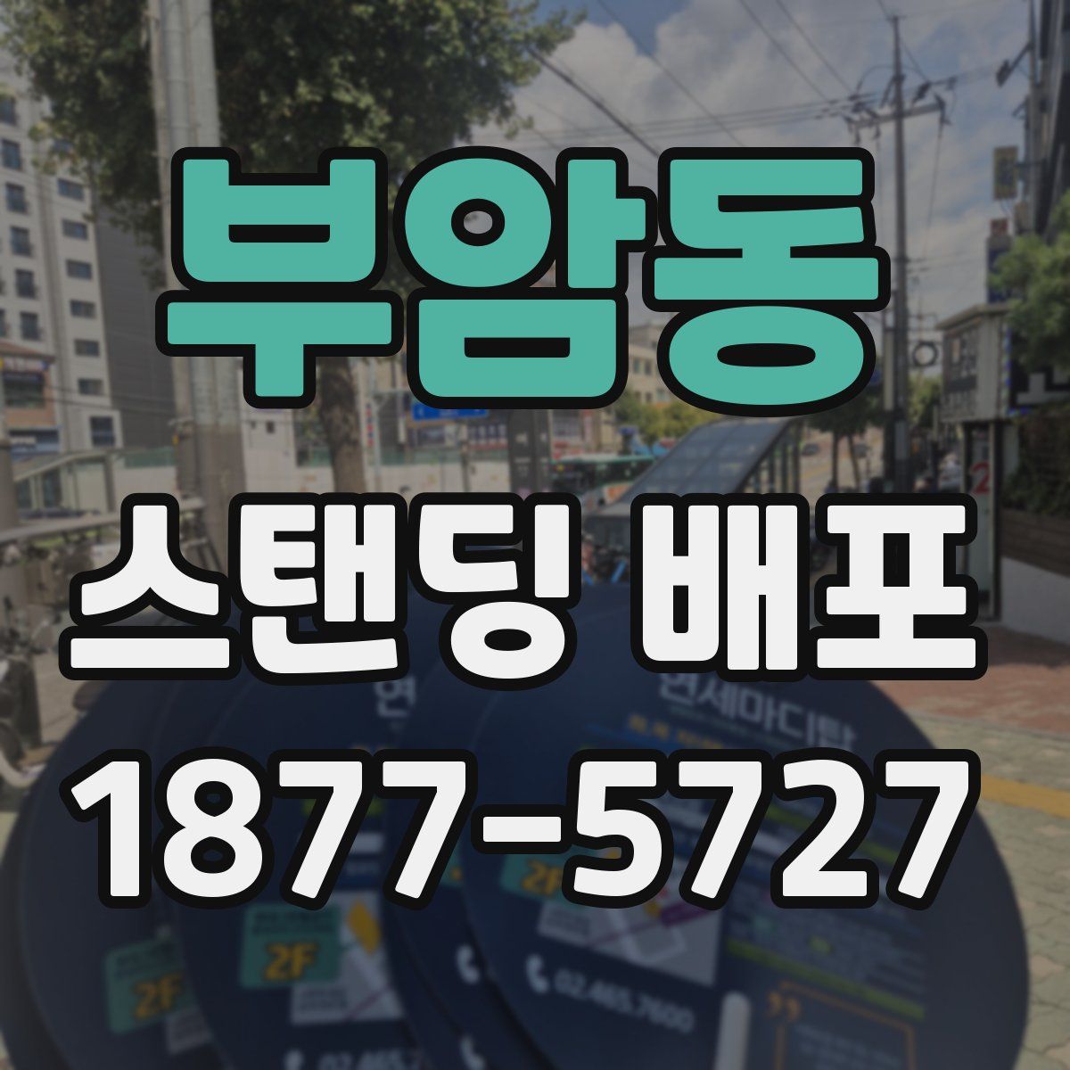부암동 스탠딩 배포