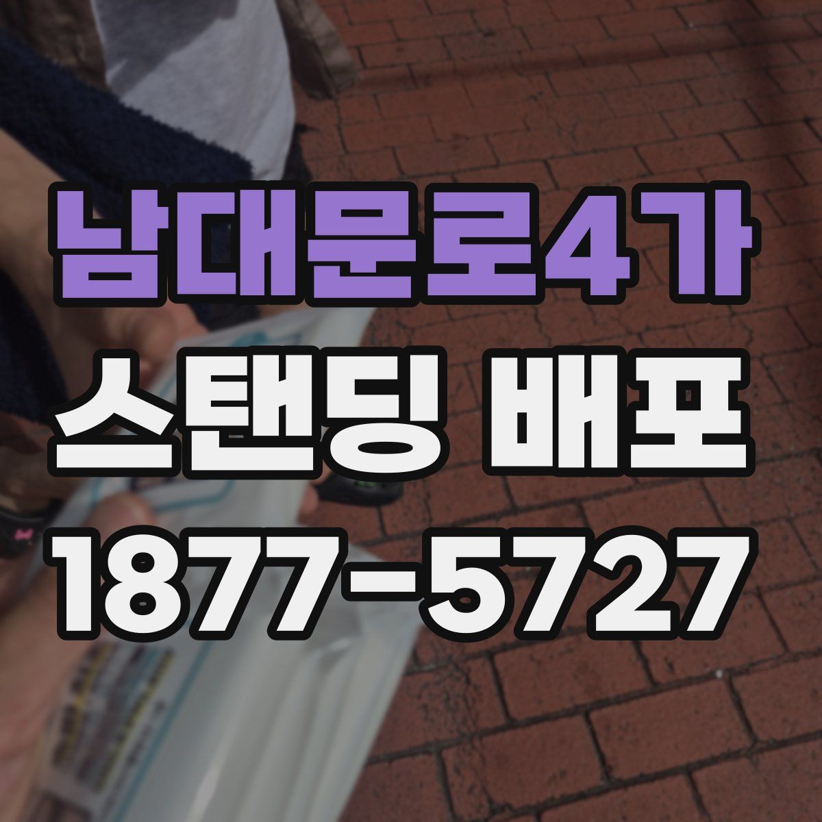 남대문로4가 스탠딩 배포