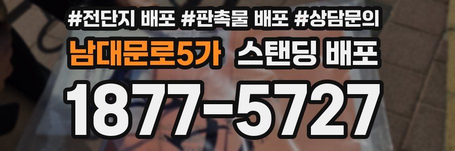남대문로5가 스탠딩 배포