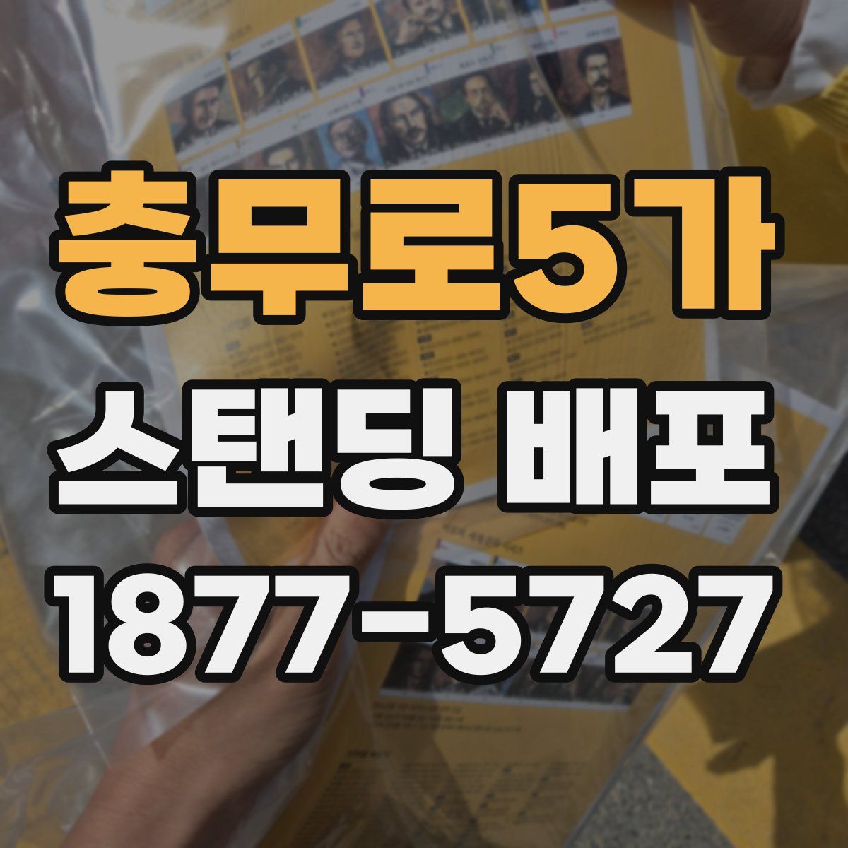 충무로5가 스탠딩 배포