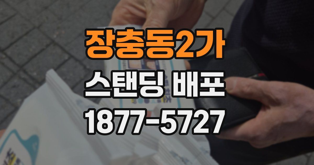 장충동2가 스탠딩 배포