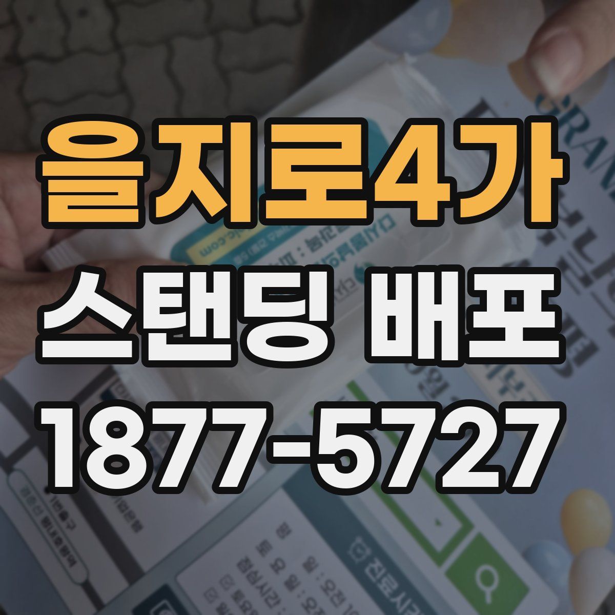 을지로4가 스탠딩 배포