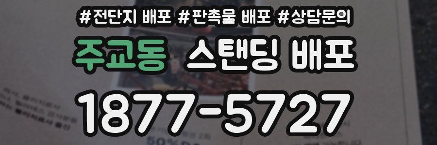 주교동 스탠딩 배포