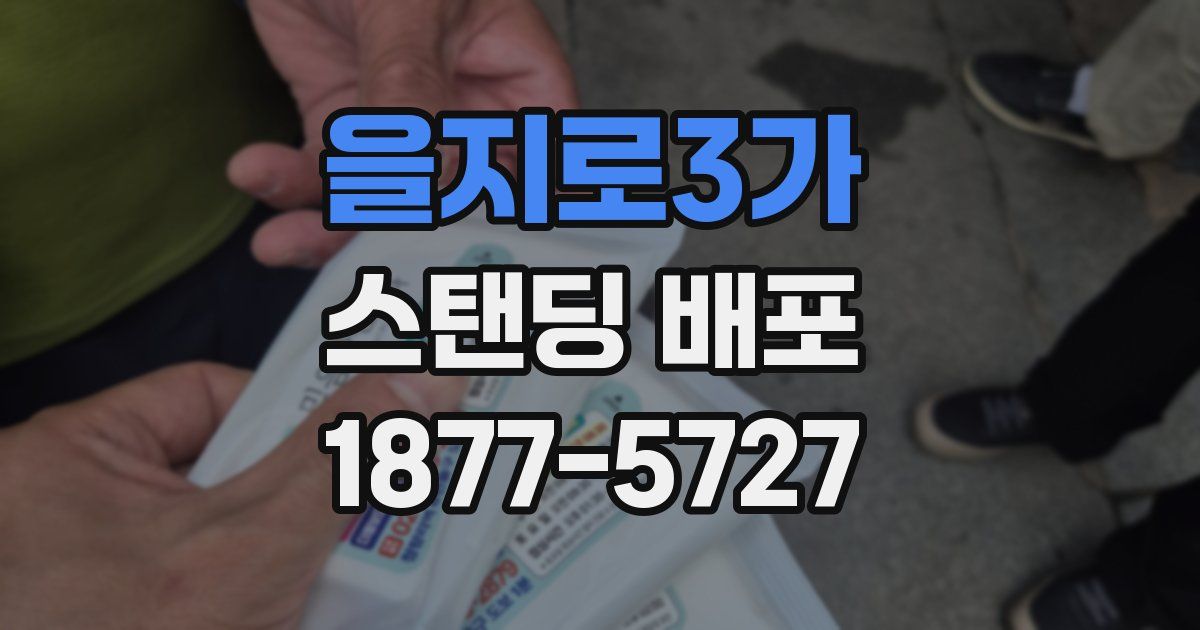 을지로3가 스탠딩 배포