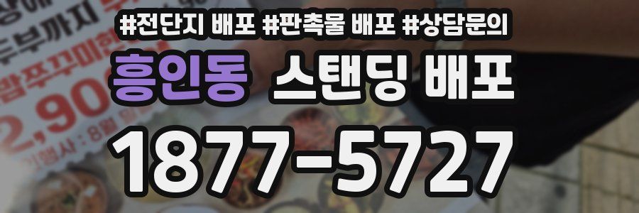 흥인동 스탠딩 배포