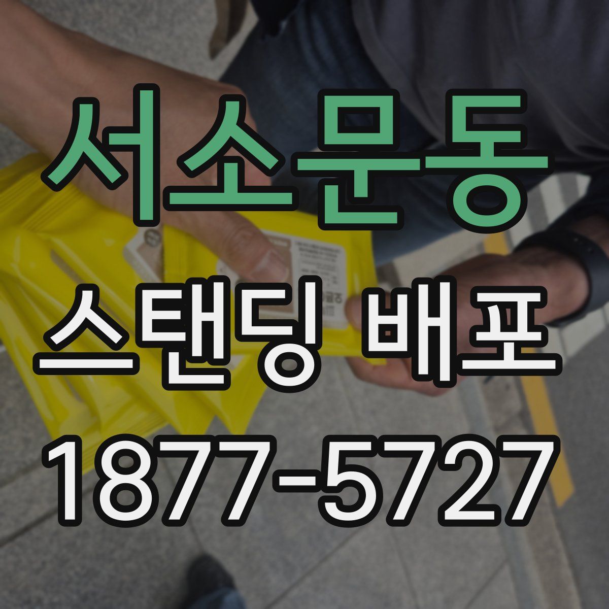 서소문동 스탠딩 배포
