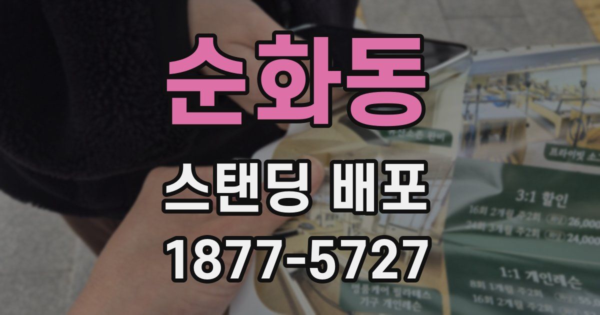 순화동 스탠딩 배포