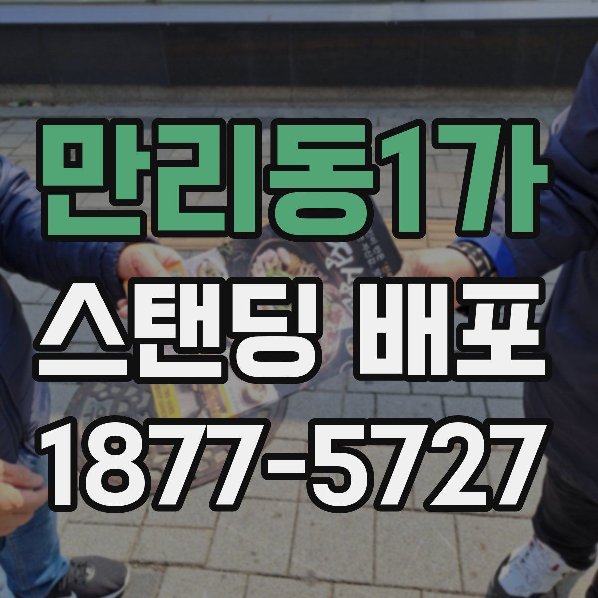 만리동1가 스탠딩 배포