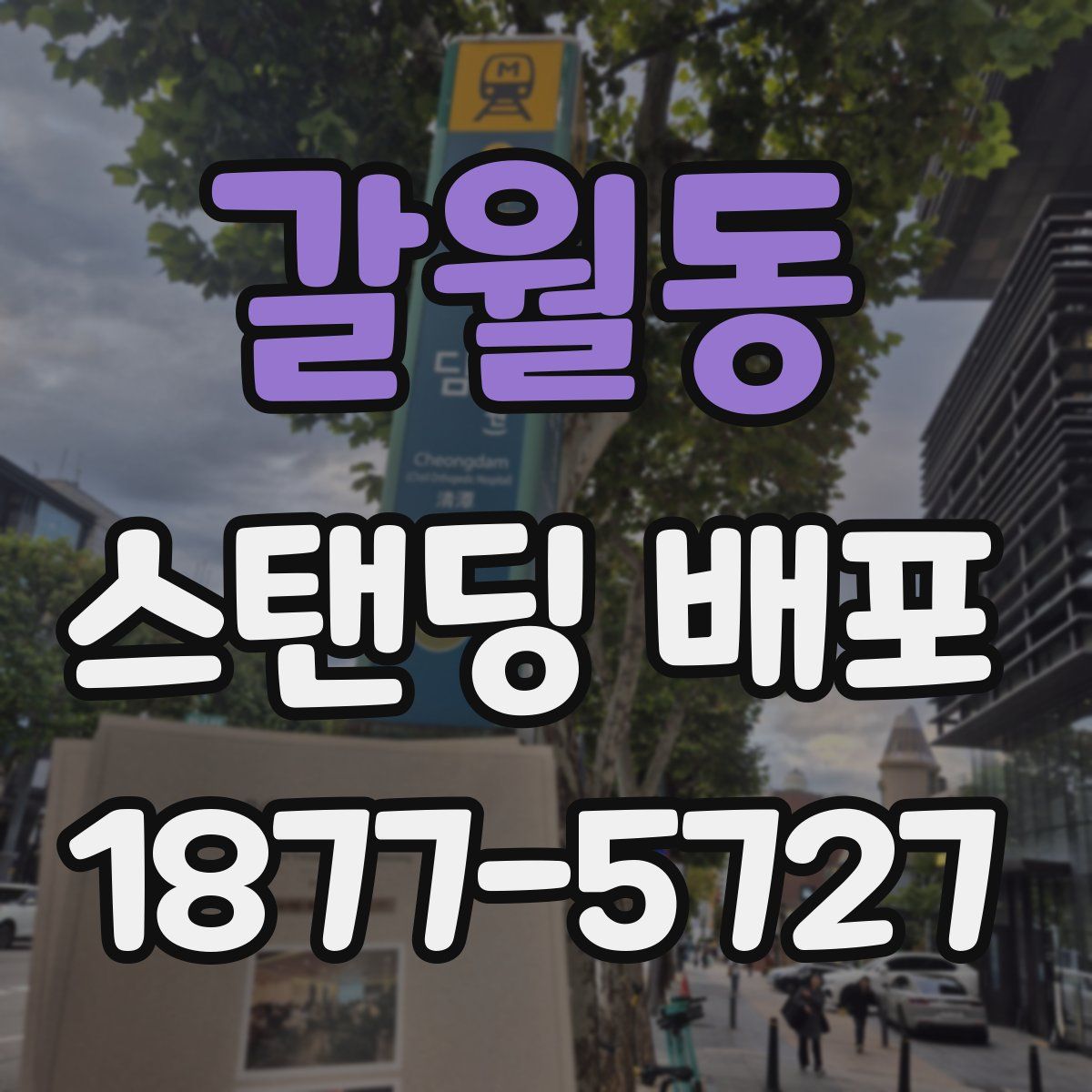 갈월동 스탠딩 배포