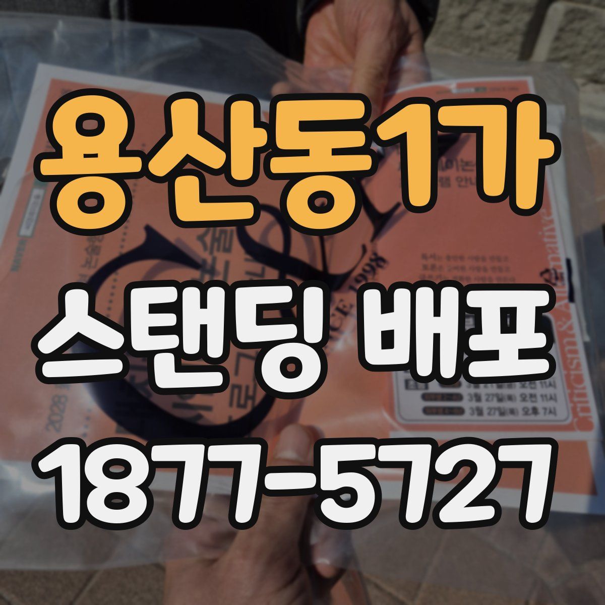 용산동1가 스탠딩 배포