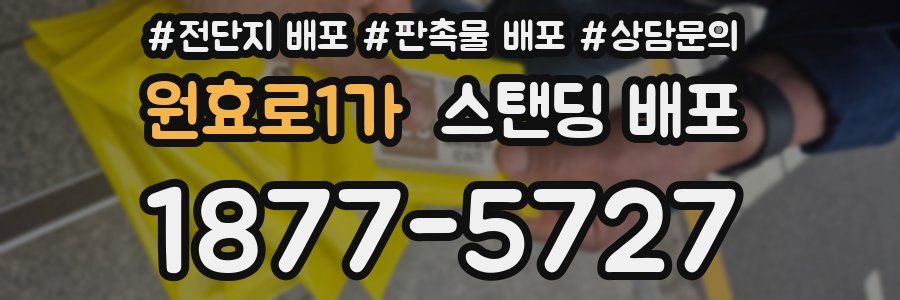원효로1가 스탠딩 배포