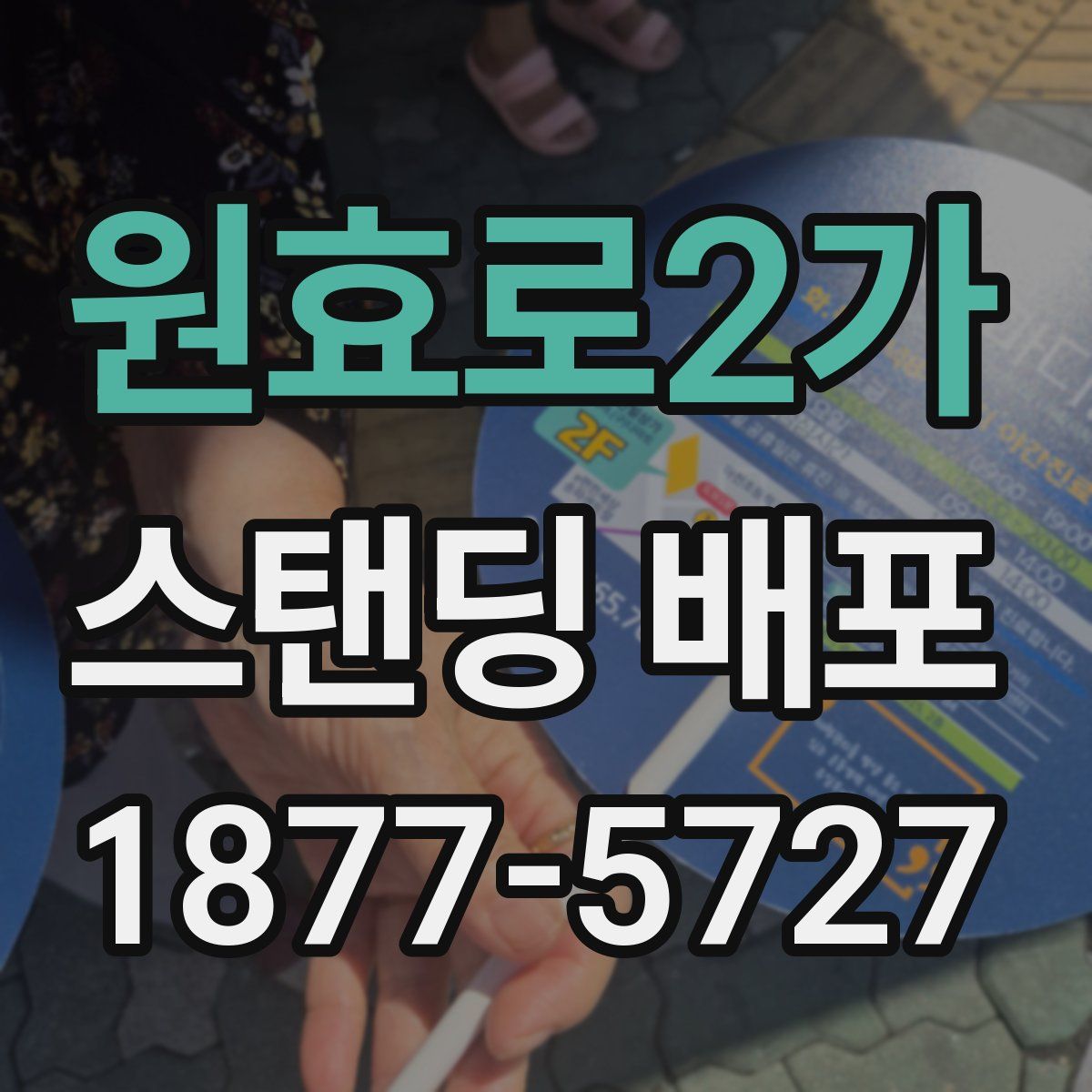 원효로2가 스탠딩 배포