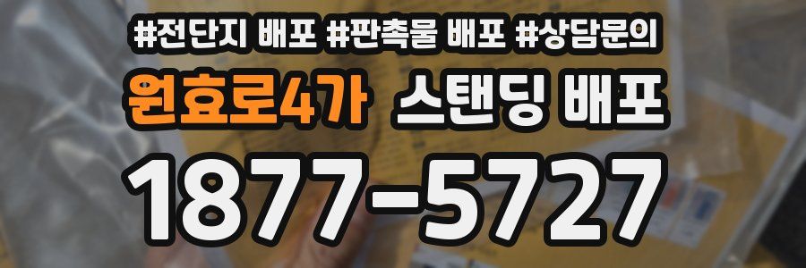 원효로4가 스탠딩 배포