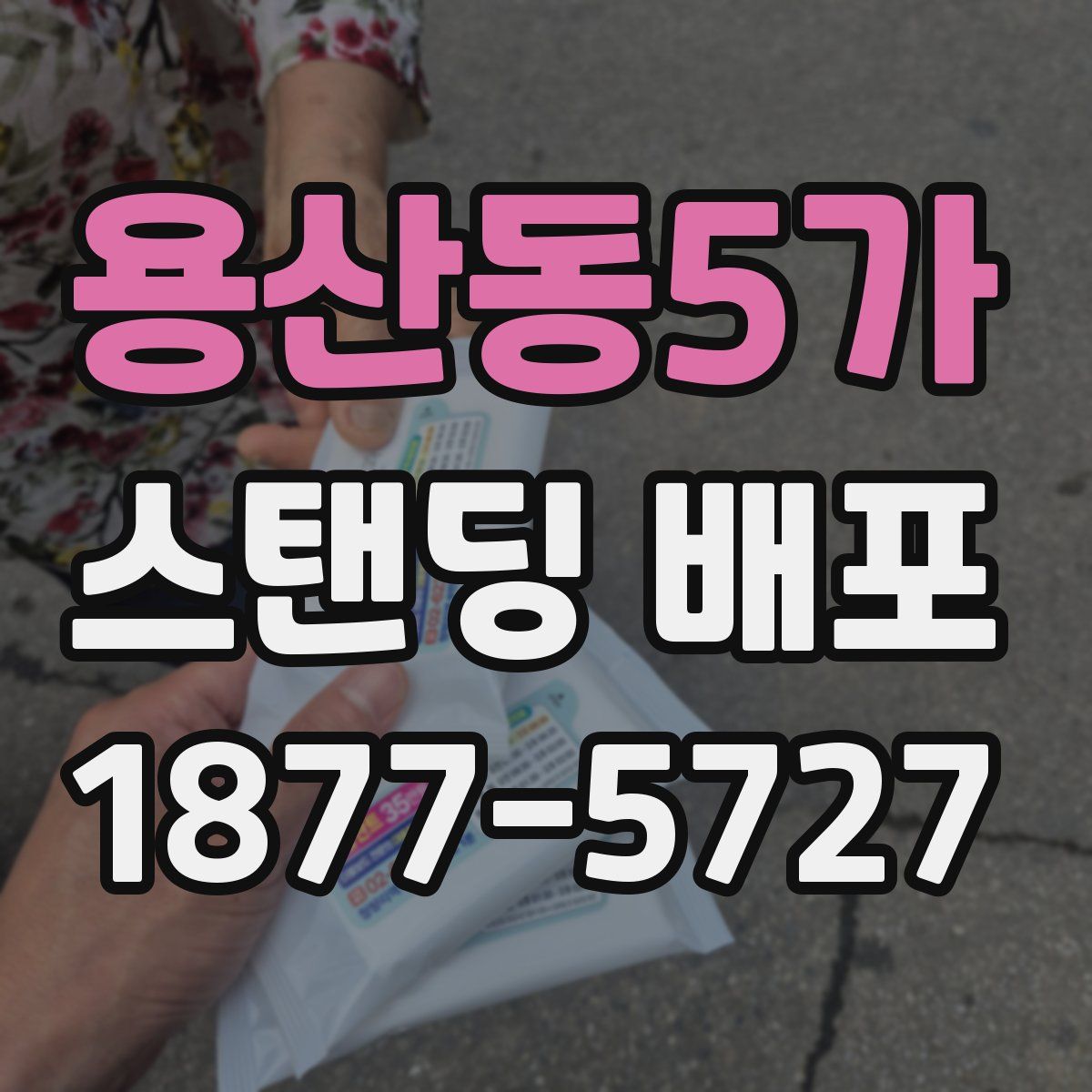 용산동5가 스탠딩 배포