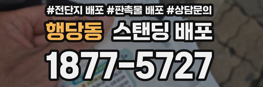 행당동 스탠딩 배포