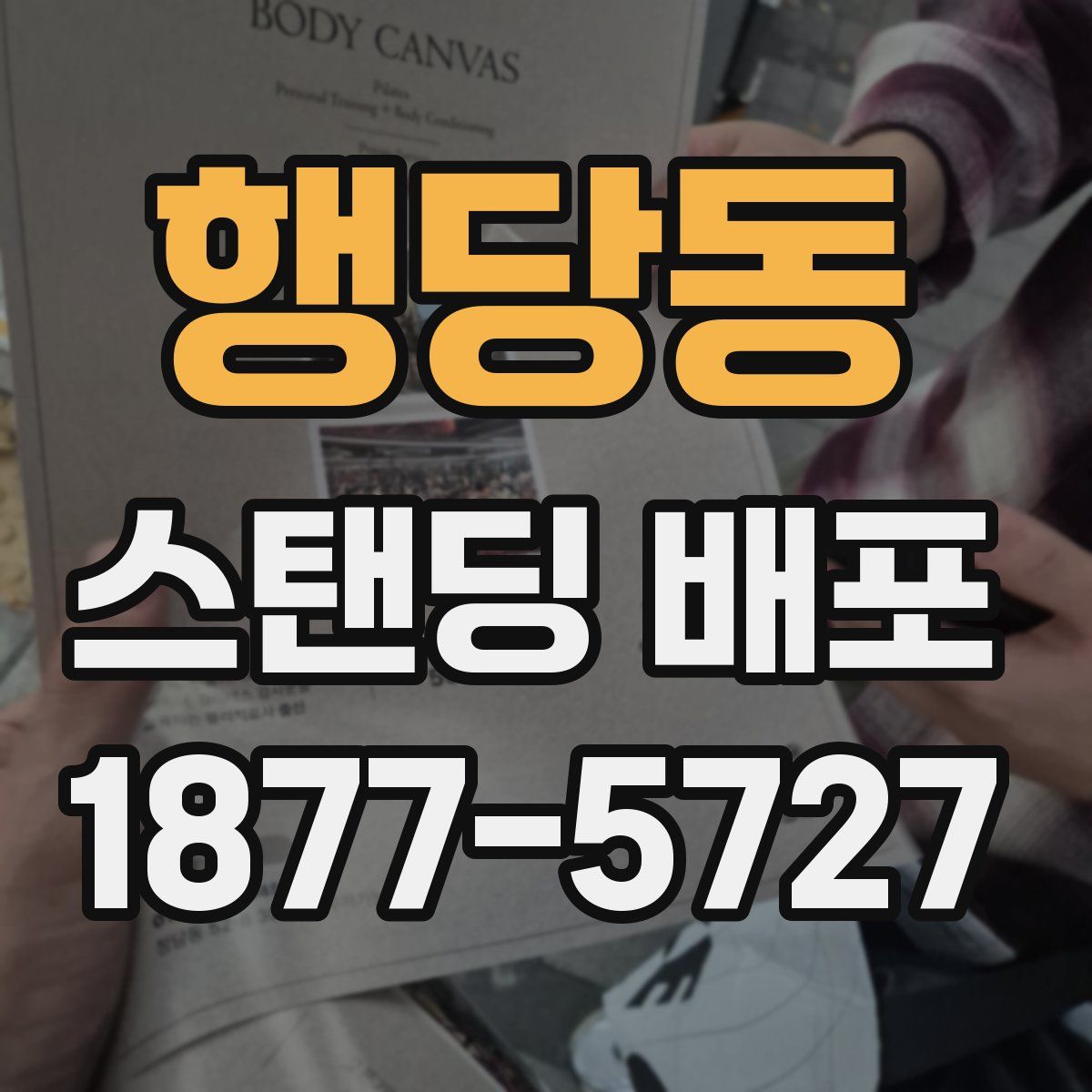 행당동 스탠딩 배포