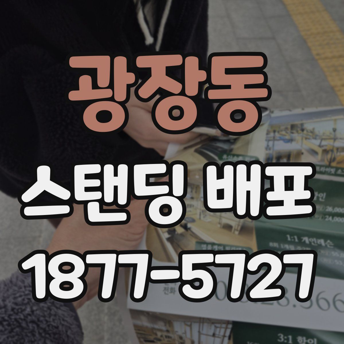 광장동 스탠딩 배포
