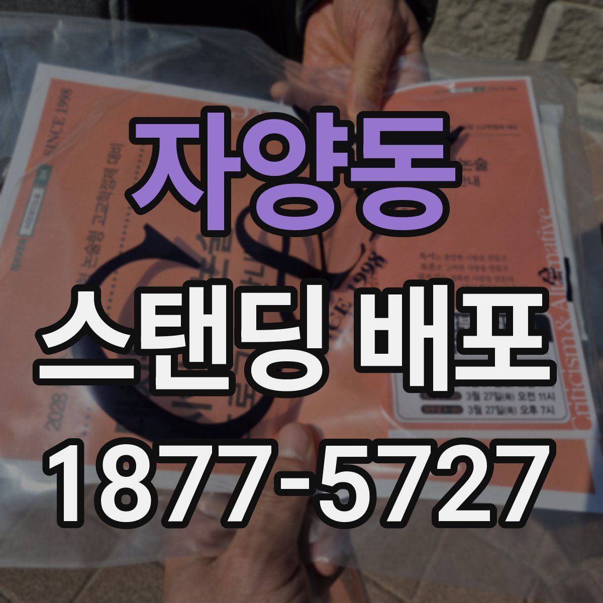자양동 스탠딩 배포