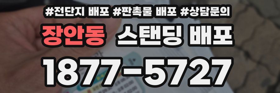 장안동 스탠딩 배포