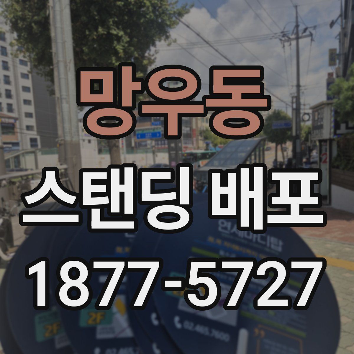 망우동 스탠딩 배포