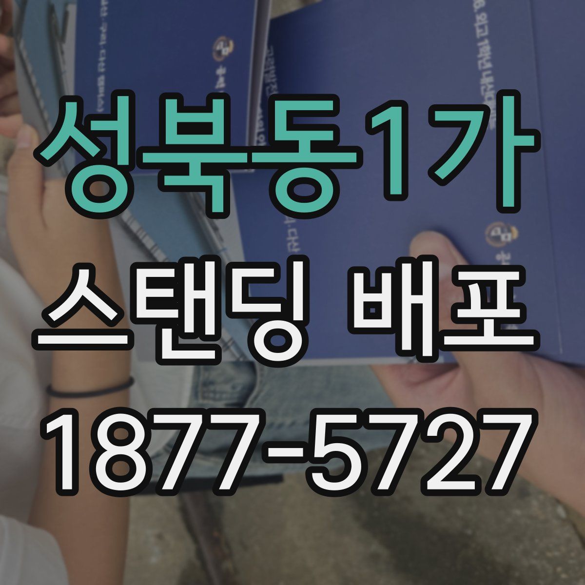 성북동1가 스탠딩 배포