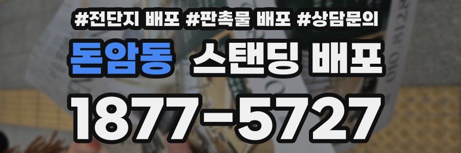 돈암동 스탠딩 배포