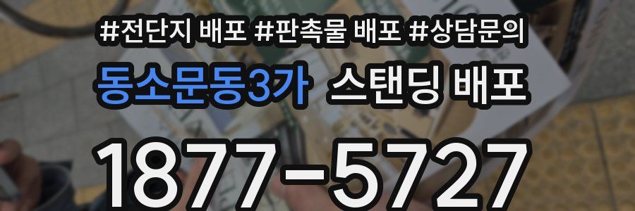 동소문동3가 스탠딩 배포