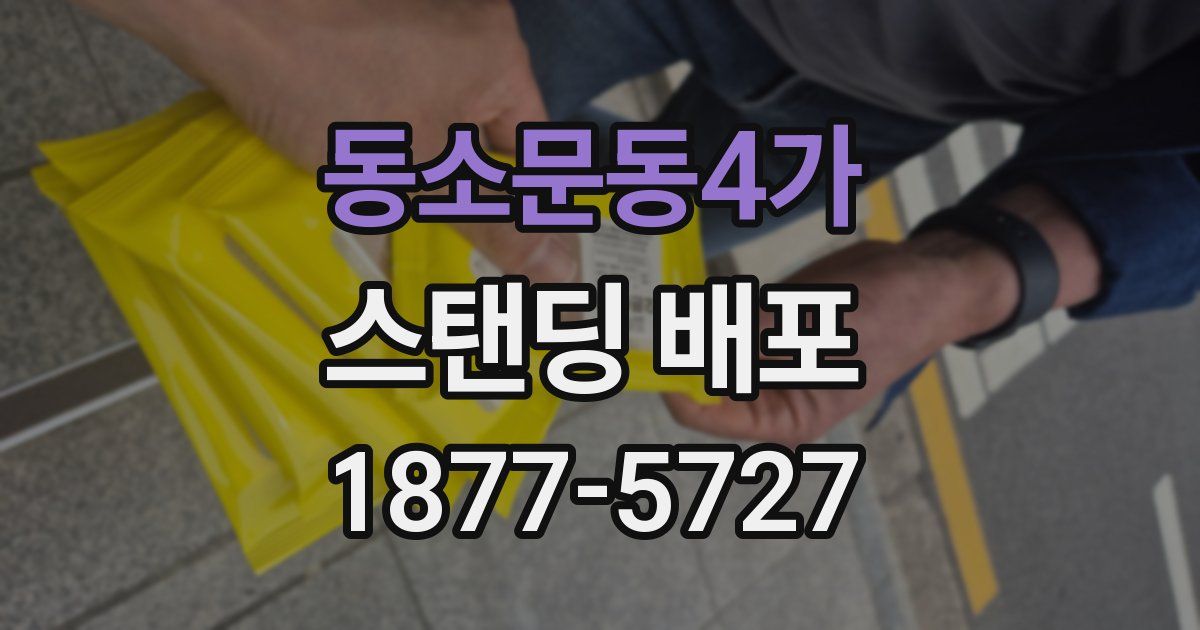 동소문동4가 스탠딩 배포