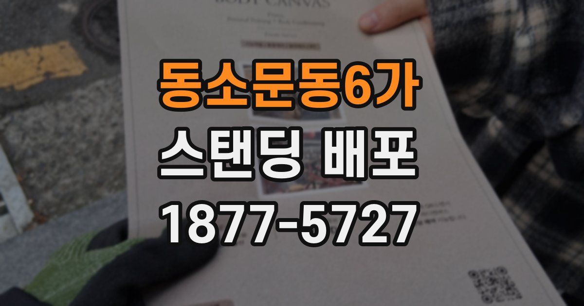 동소문동6가 스탠딩 배포